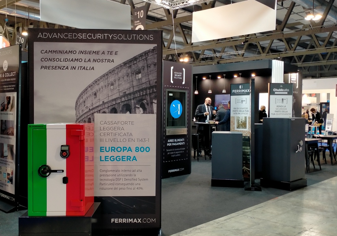 Caja fuerte bandera Italiana