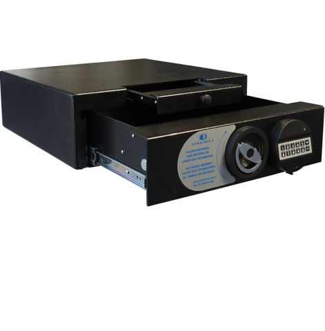 Cajón de Ingresos Anti-atraco color negro